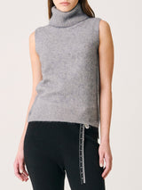 Luna | Sleeveless Turtleneck Knit
