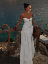 Linda | Breasted Hollowed Maxi Dress