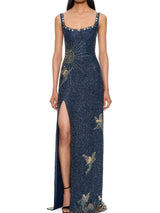 Serena | Embellished Midnight Gown