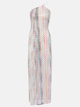 Isabella | One Shoulder Sequin Maxi Dress