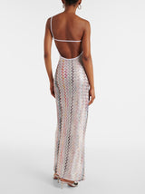 Isabella | One Shoulder Sequin Maxi Dress