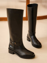 Robbie | Classic Heeled Riding Boots
