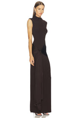 Sienna | Lace Halter Maxi Dress