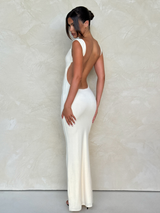 Ava | Satin Maxi Dress