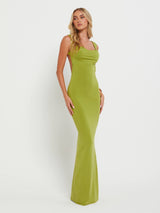 Ava | Satin Maxi Dress