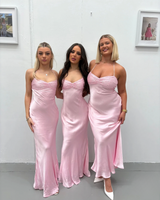 Delilah | Satin Maxi Dress