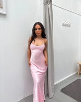 Delilah | Satin Maxi Dress