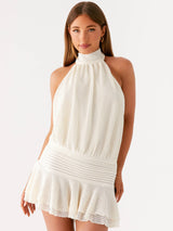 Willow | Knit Halter Mini Dress