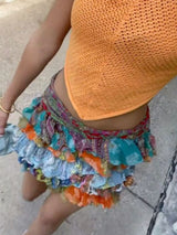 Tatum | Ruffle Mini Skirt