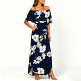 Virelle | Floral Off-Shoulder Maxi Dress