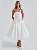 Cressida Midi Dress - Ivory