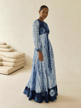 Elena | Tie Dye Button Maxi Dress