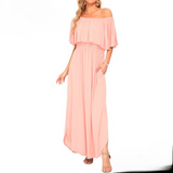 Virelle | Floral Off-Shoulder Maxi Dress