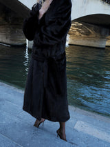 Celeste | Belted Faux Fur Coat