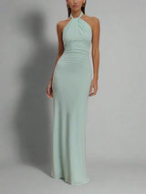 Lilliane Halter Maxi Dress
