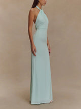 Lilliane Halter Maxi Dress
