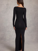 Seraphine | Draped Ruched Maxi Dress