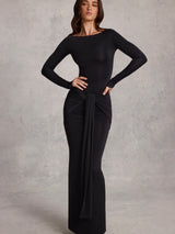 Seraphine | Draped Ruched Maxi Dress