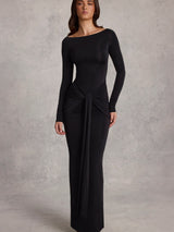 Seraphine | Draped Ruched Maxi Dress