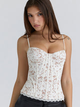 Isla | Lace Corset Top