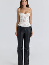 Isla | Lace Corset Top