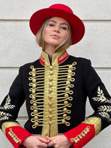 Sloane | Embroidered Military Jacket