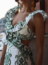 Haven | Ruffled Maxi Dress
