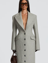 Ursula Coat - Light Grey Jacket Babyboo Fashion Premium Exclusive Design