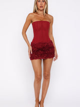Elara | Strapless Corset Mini Set