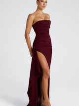 Zafira Maxi Dress - Cherry Lacquer Dress Babyboo Fashion Premium Exclusive Design