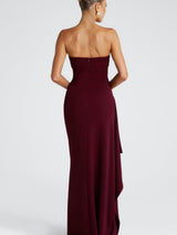 Zafira Maxi Dress - Cherry Lacquer Dress Babyboo Fashion Premium Exclusive Design